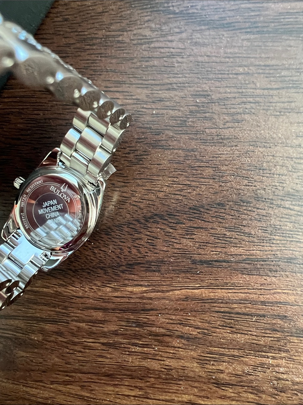 💎 96L253 BULOVA LADIES DRESS CLASSIC CRYSTAL WRIST WATCH MB-582💎 - Picture 4 of 5